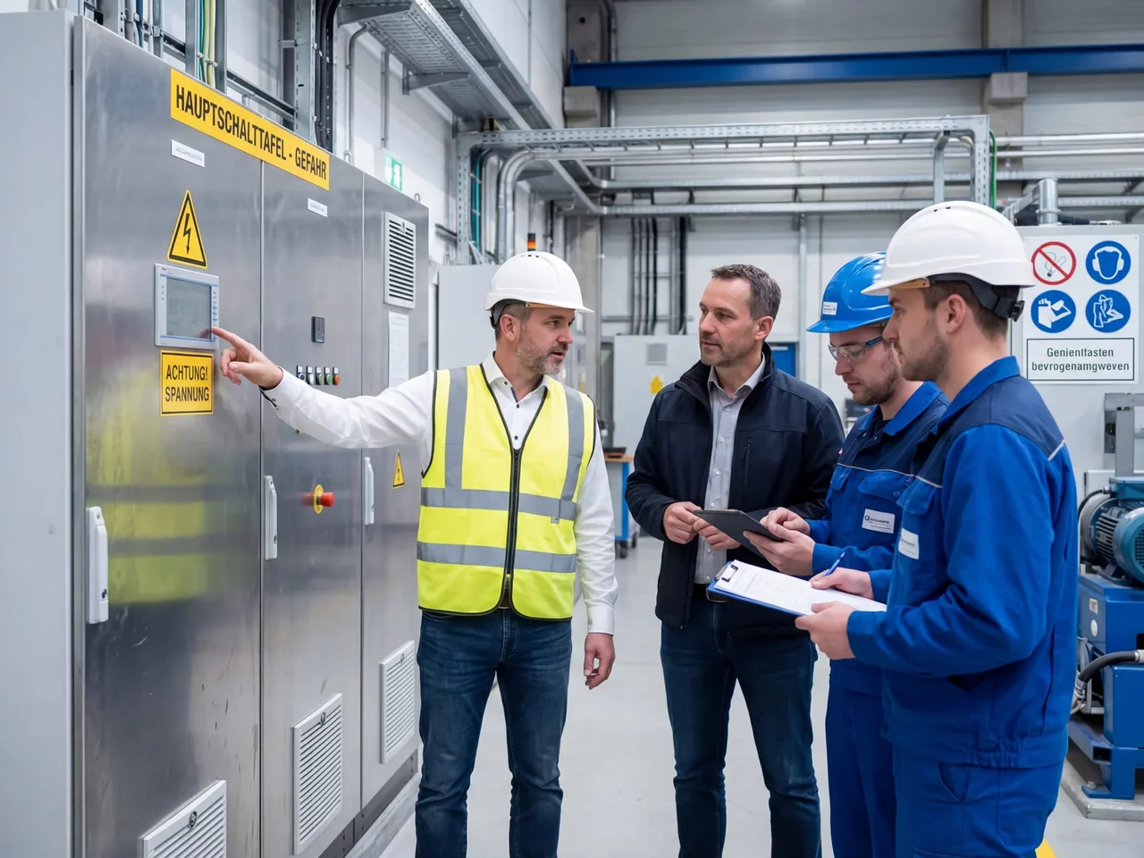 Elektrosicherheits-Begehung mit Prüfung einer Schaltanlage