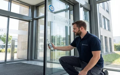 UVV Prüfung an automatischer Tür