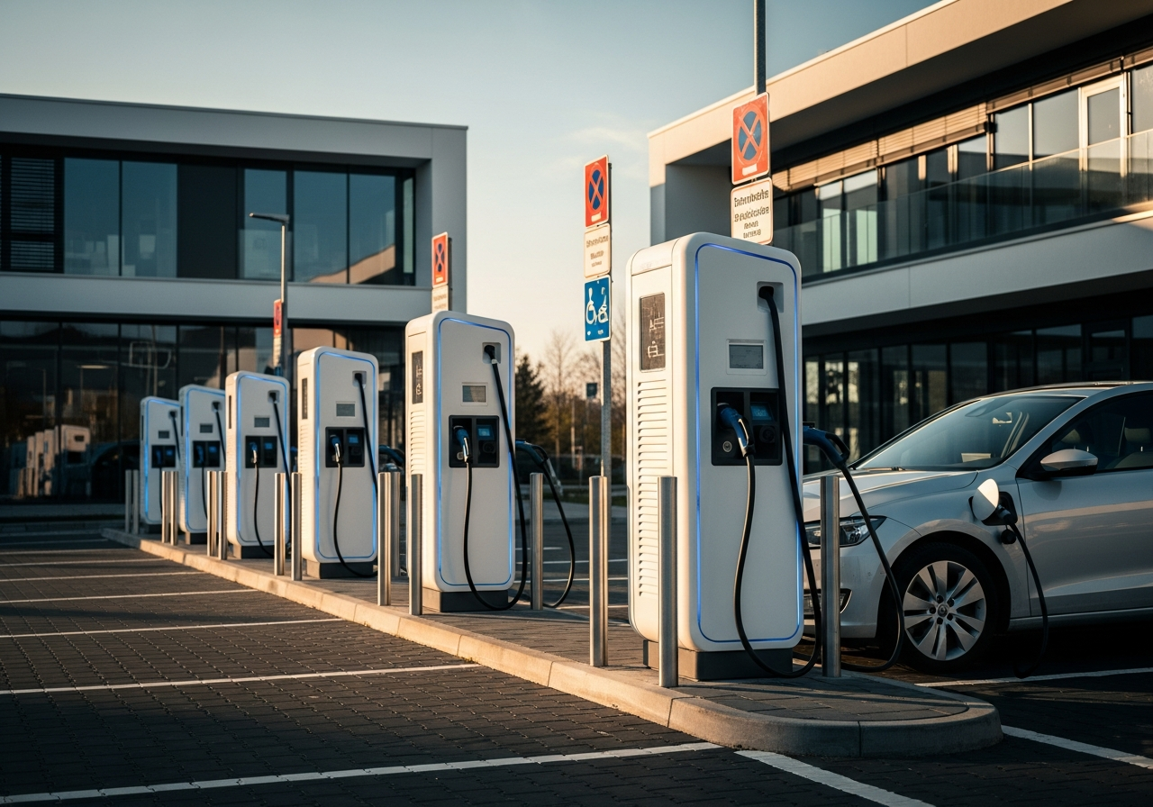 E-Mobilität Ladeinfrastruktur Bruchsal - Moderne Ladestationen für Gewerbe